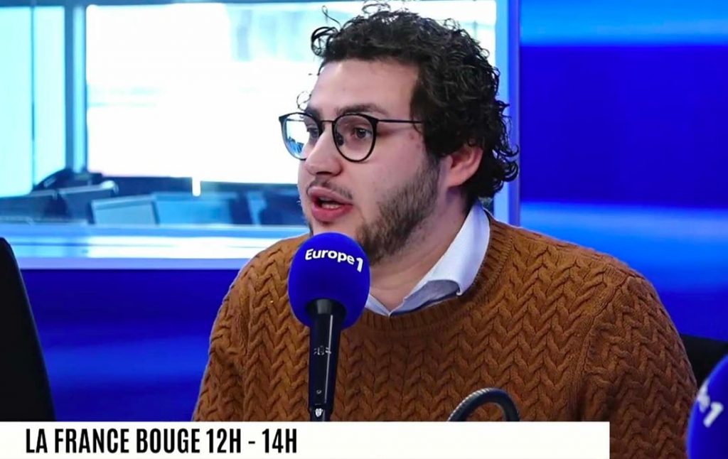 Alex Hayem s'exprime au micro d'Europe 1 sur l'application The Good Seat, comparateur VTC