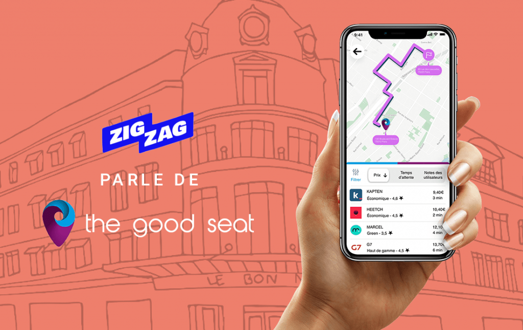 Zig Zag parle de The Good Seat comparateur VTC